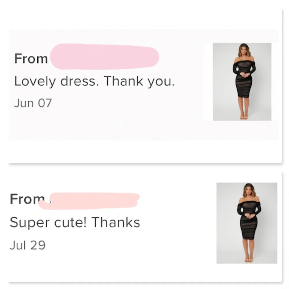 Nude Mesh Ruched Off Shoulder Dress - Picture 7 of 10